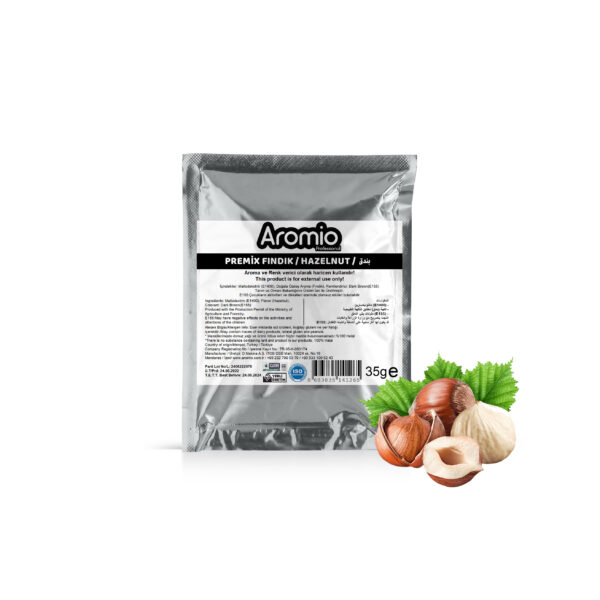 تحوي عبوة منكه البندق على 35 جرام و تستخدم مع مساحيق الآيس كريم تعطي الآيس كريم اللون و الطعم و الرائحة سعر العبوة الواحدة 1.9 دولار